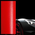 Folia samochodowa KPMF K89053AR czerwona MAT klej kanalikowy (mb)