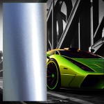 Folia samochodowa KPMF K88911AR srebrna POŁYSK klej kanalikowy (mb)