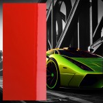 Folia samochodowa KPMF K88551AR Dragon Red POŁYSK klej kanalikowy (mb)