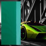 Folia samochodowa KPMF K88075AR Mid Green POŁYSK klej kanalikowy (mb)