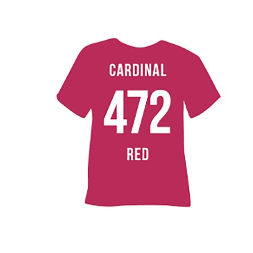 Poli-Flex Premium 472 ciemny czerwony cardinal red rolka 50cmx25mb