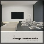 Okleina Alldecor-Z3421 leather biała skóra  szer. 122cm (mb) FINAL STOCK