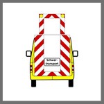 5821-BF3 taśma odblaskowa biało-czerwona typ II - zestaw 2 rolki szer. 38cmx50mb