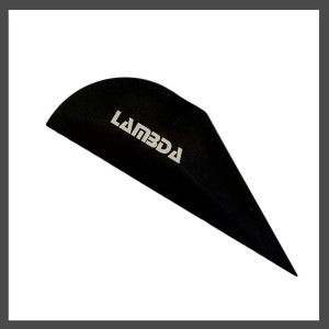 Rakla trójkątna czarna Lambda-RAECH do folii okiennych