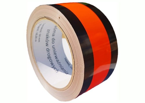 Taśma UZ - taśma do uniważniania znaków drogowych