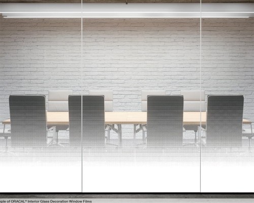 folia okienna dekoracyjna Oracal DX04 gradient kropki
