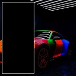 Folia Oracal 551-701 czarna połysk black 126cmx50mb ROLKA