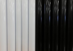 Zestaw nr Y - wyprzedaż kolor biały/czarny serii 641 połysk 126cm
