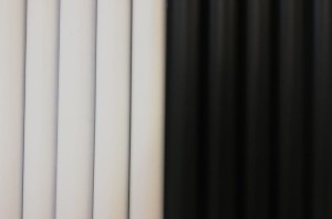Zestaw nr Z - wyprzedaż kolor biały/czarny serii 641 MAT 126cm