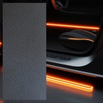 Folia funkcjonalna KPMF K81219 czarna na progi i słupki (rolka)